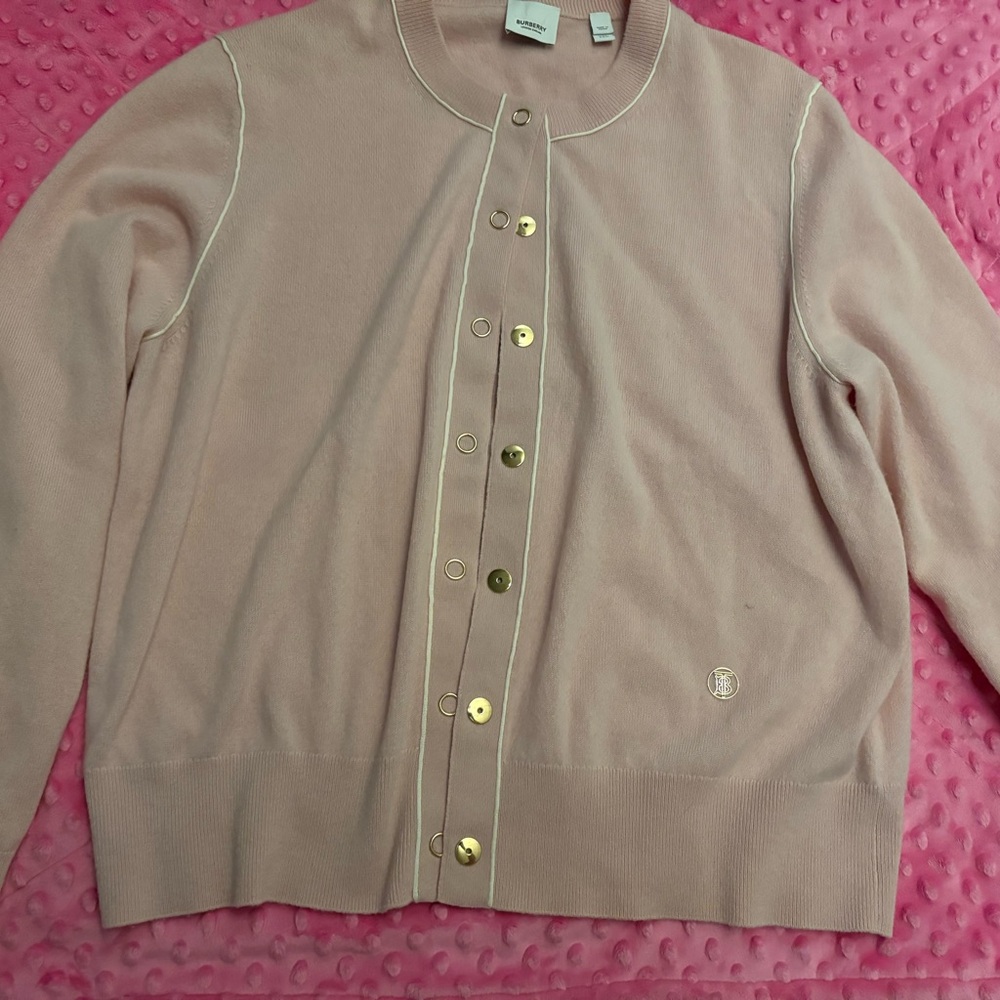 Burberry Soft Pink Knitwear